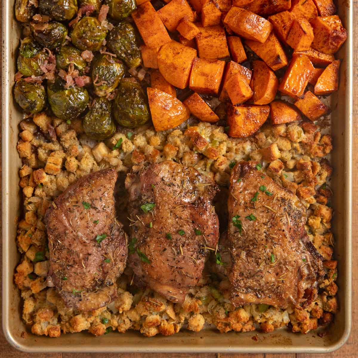 Sheet Pan Thanksgiving Dinner for Four - Skinnytaste