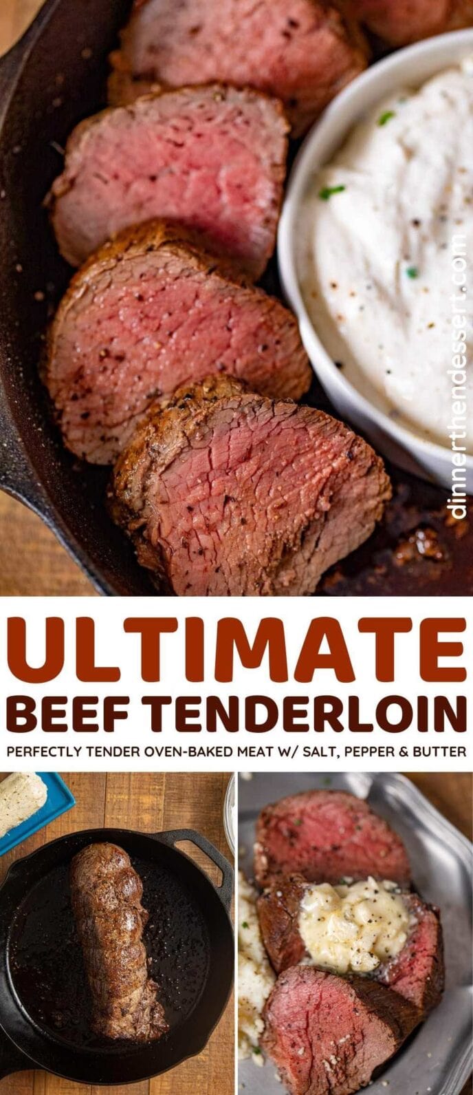 Beef Tenderloin collage