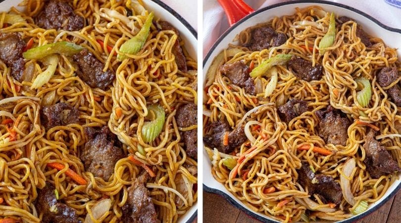 Beef Lo Mein Recipe - Dinner, then Dessert