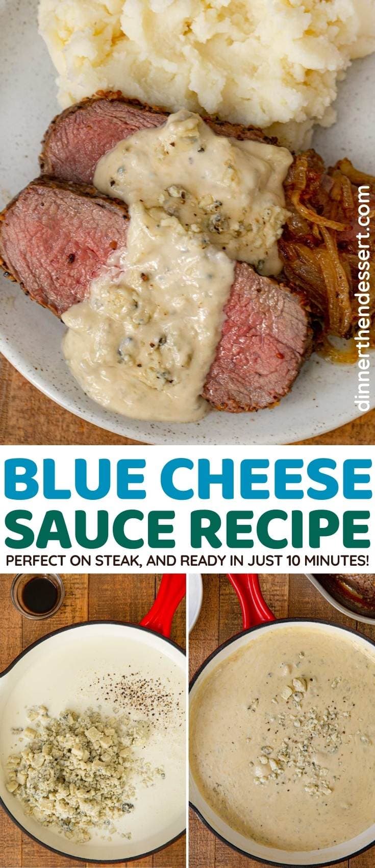 Blue Cheese Sauce collage