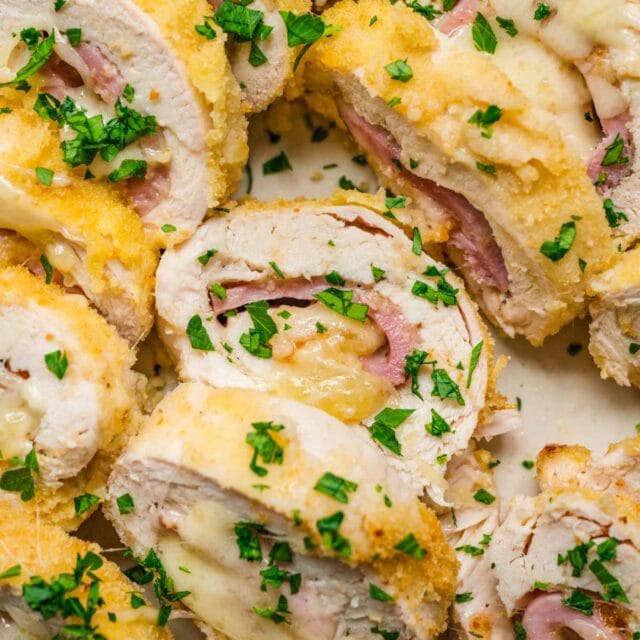 Easy Chicken Cordon Bleu Recipe - Dinner, then Dessert