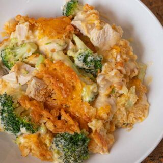 Chicken Divan serving on plate