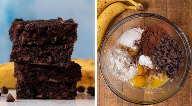 Chocolate Banana Brownies Recipe - Dinner, Then Dessert
