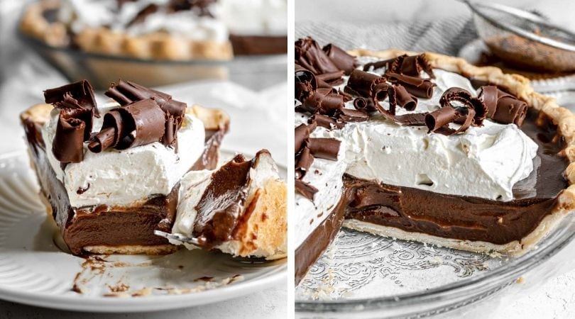 Chocolate Cream Pie Recipe Dinner Then Dessert