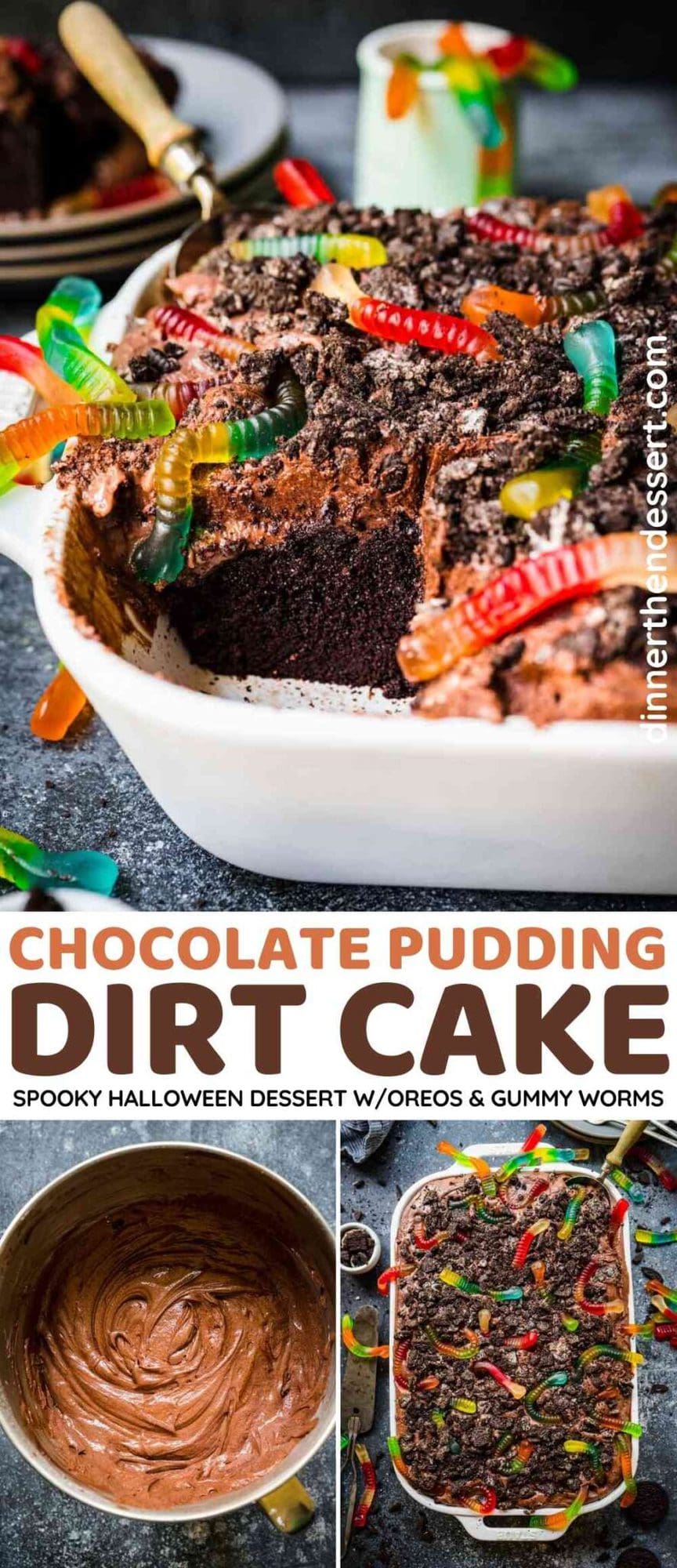 Chocolate Pudding Dirt Cake Recipe Dinner, then Dessert