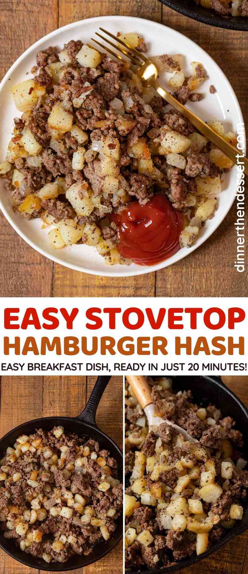 Hamburger Hash Recipe - Dinner, then Dessert