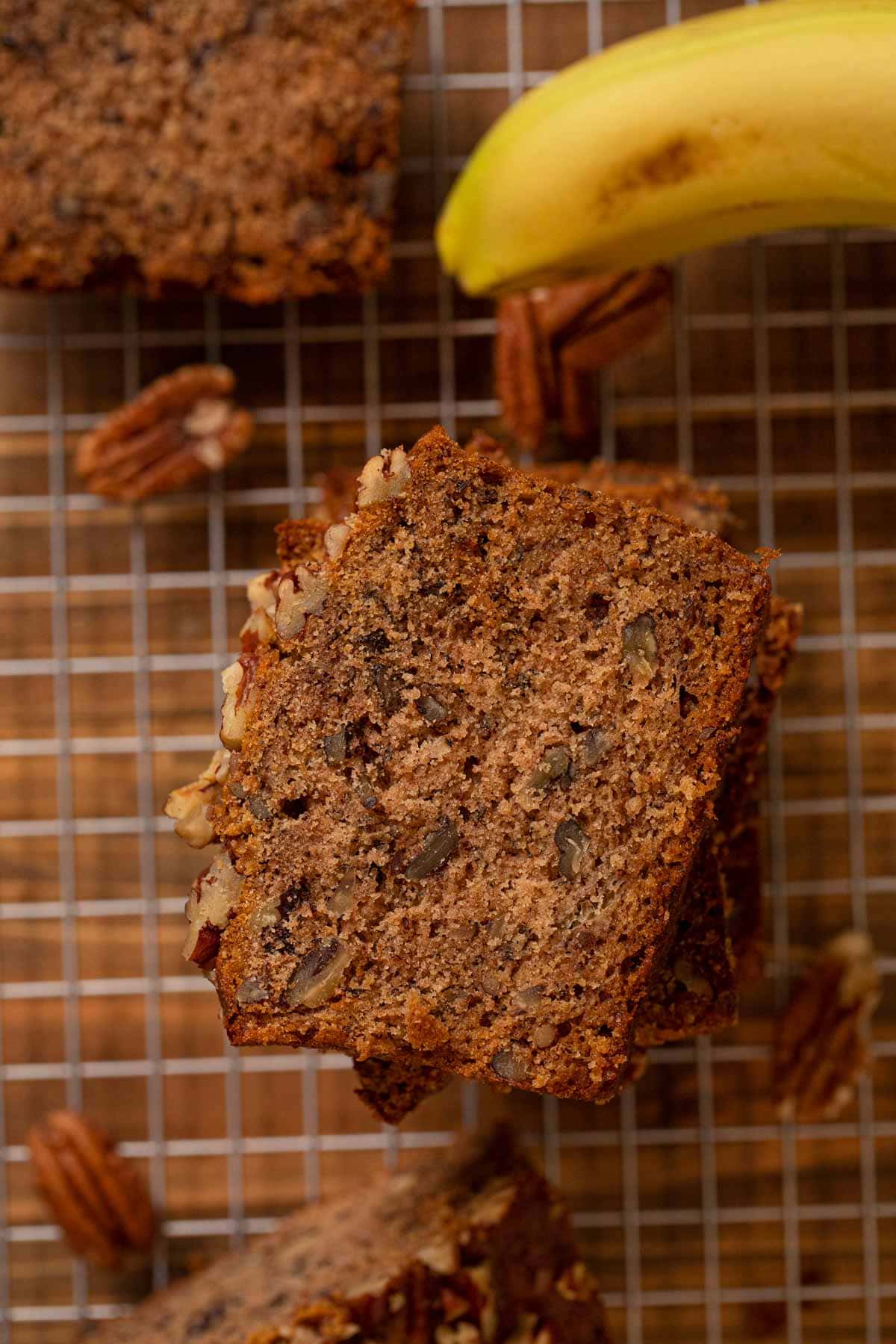 slice of Honey Banana Bread