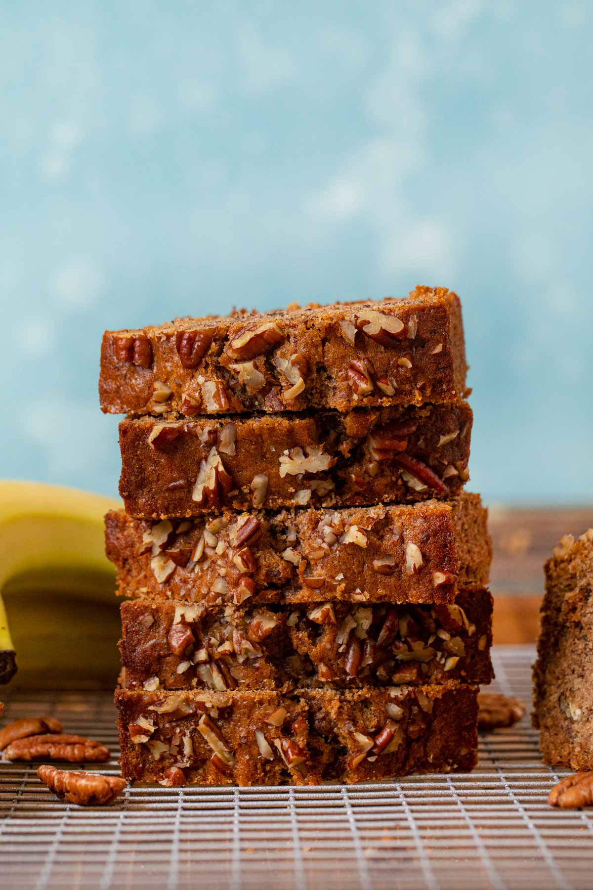 stack of Honey Banana Bread