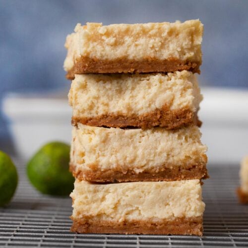 Key Lime Cheesecake Bars Recipe - Dinner, then Dessert