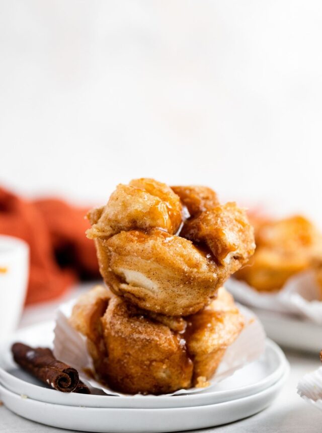 Monkey Bread Muffins on plate