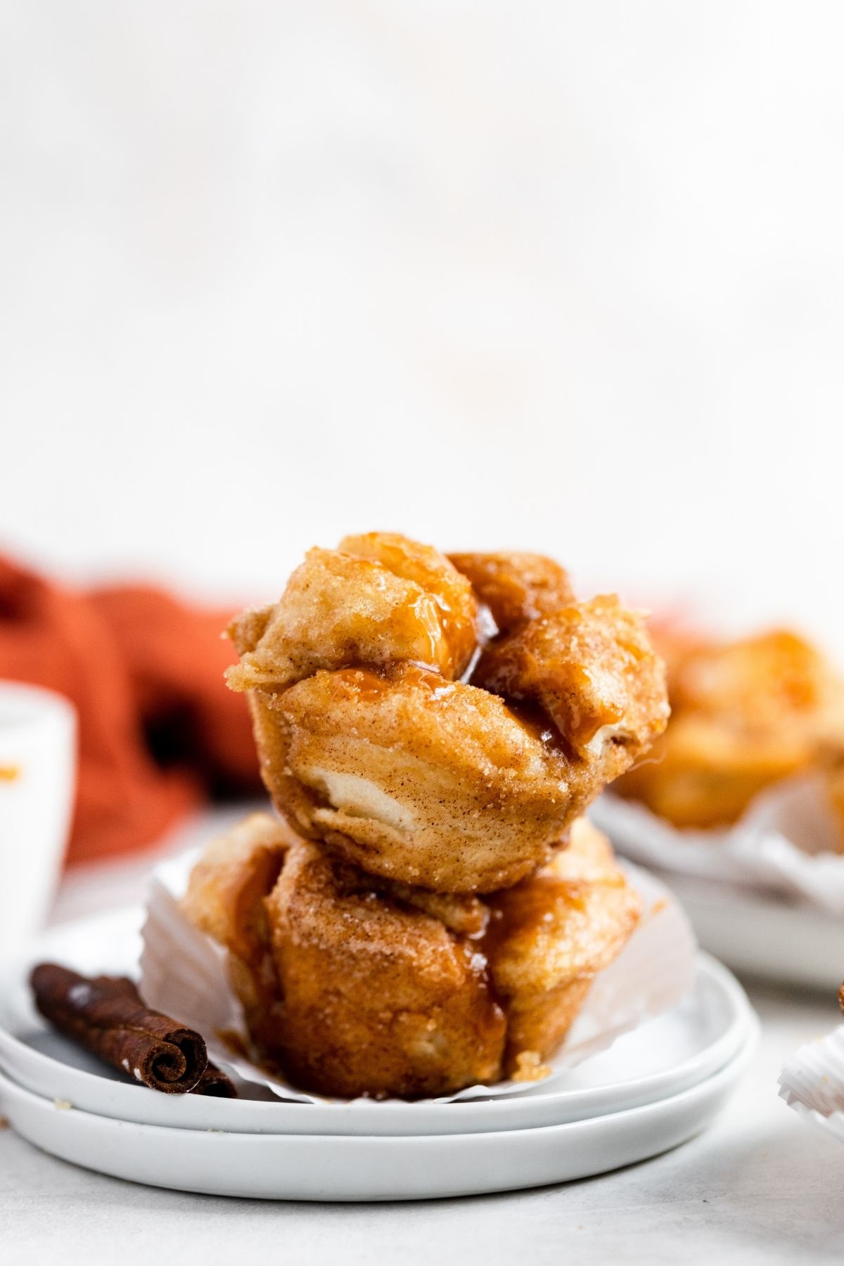 Monkey Bread Muffins on plate