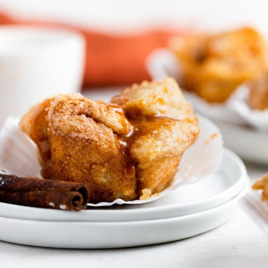 Monkey Bread Muffins on plate