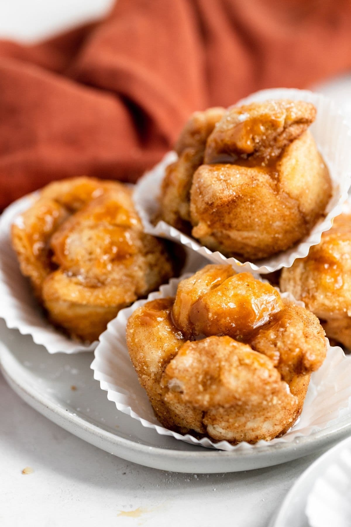Monkey Bread Muffins on plate