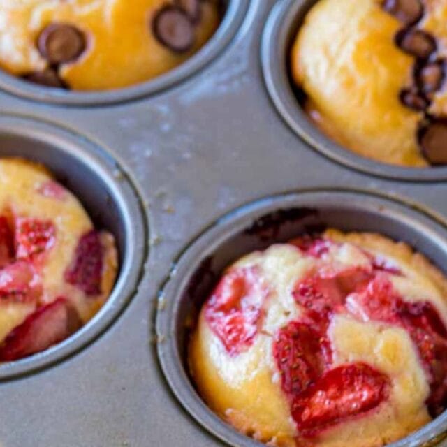 muffin bites in a baking tin