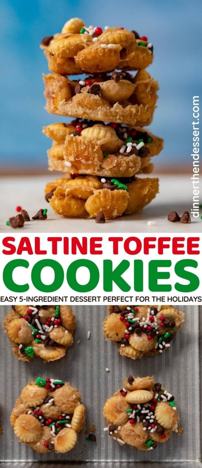 Easy Christmas Saltine Toffee Cookies Recipe Dinner, then Dessert