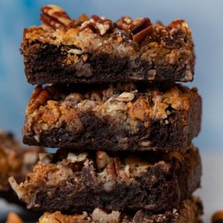 Brownies in stack