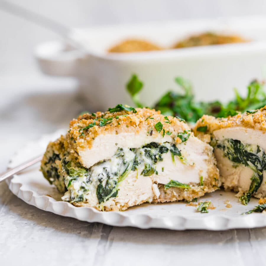 Stuffed Chicken Breast Recipe - Dinner, then Dessert