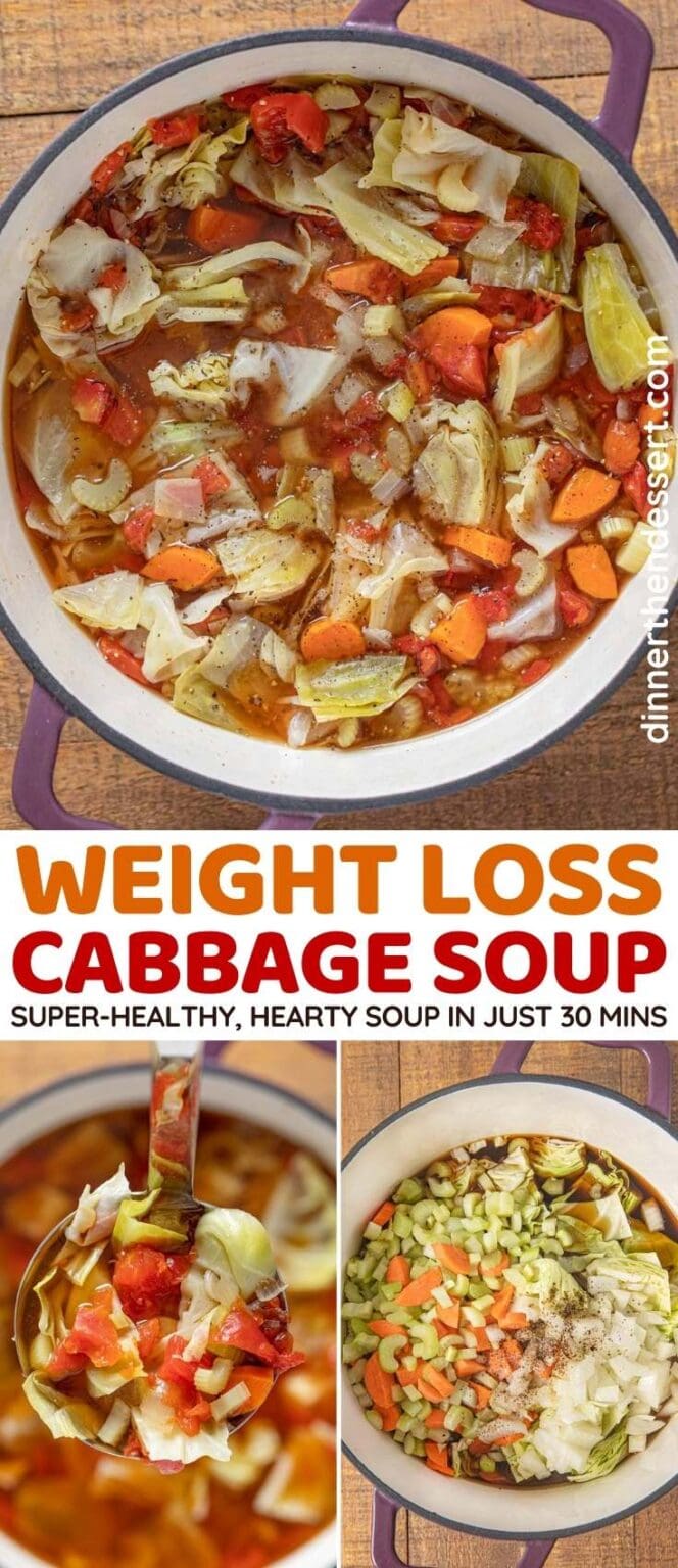 Weight Loss Cabbage Soup Recipe [VIDEO] Dinner, then Dessert