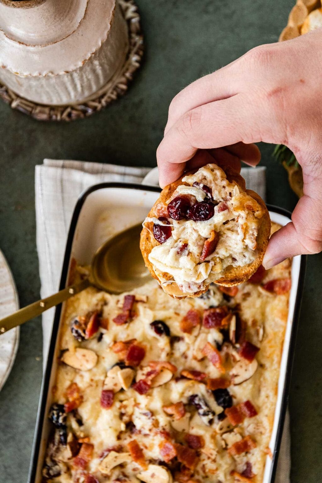 Bacon Cranberry Swiss Cheese Dip Recipe Dinner, then Dessert