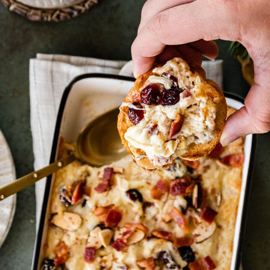 Bacon Cranberry Swiss Cheese Dip Recipe Dinner, then Dessert