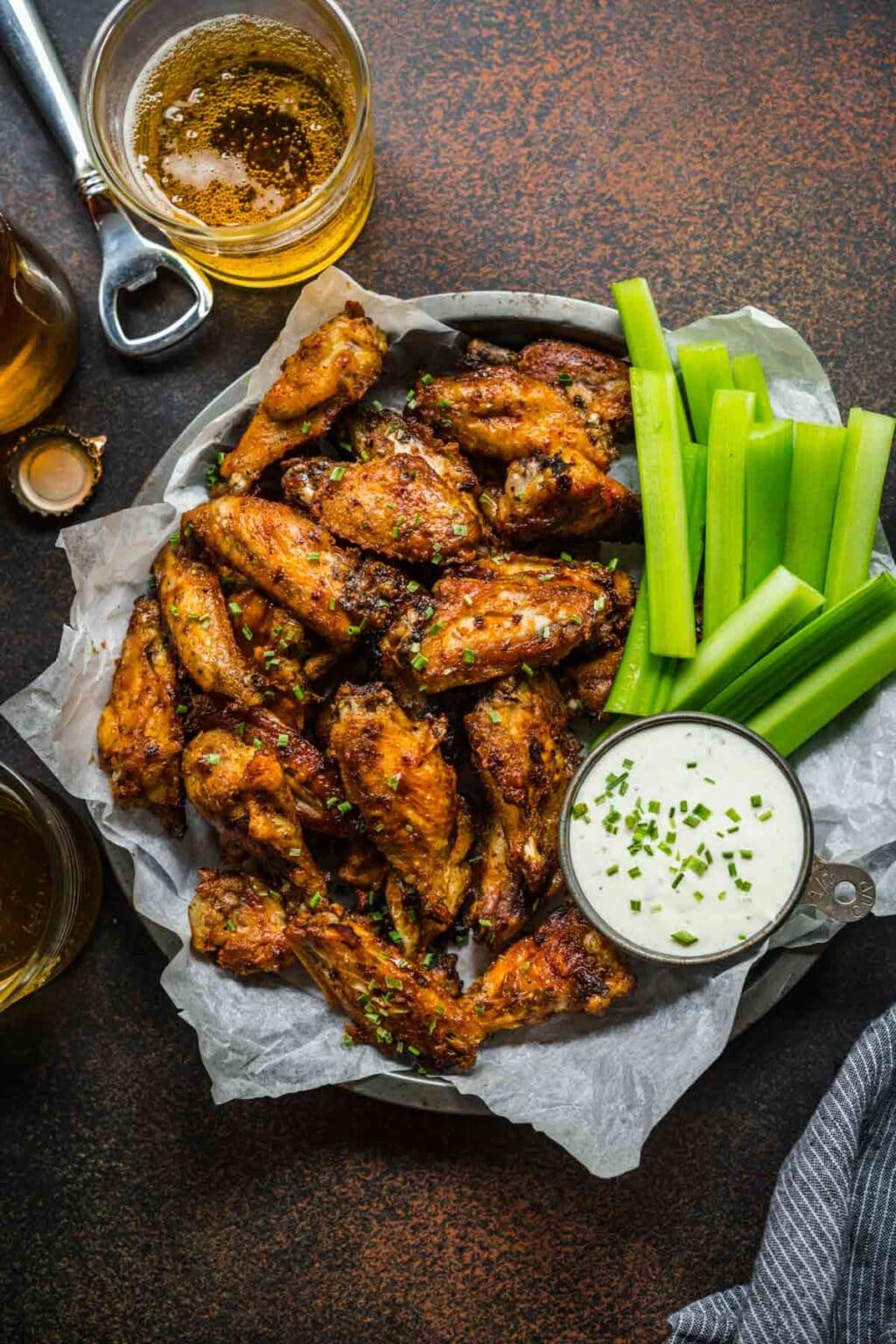 Baked Chicken Wings Recipe - Dinner, then Dessert