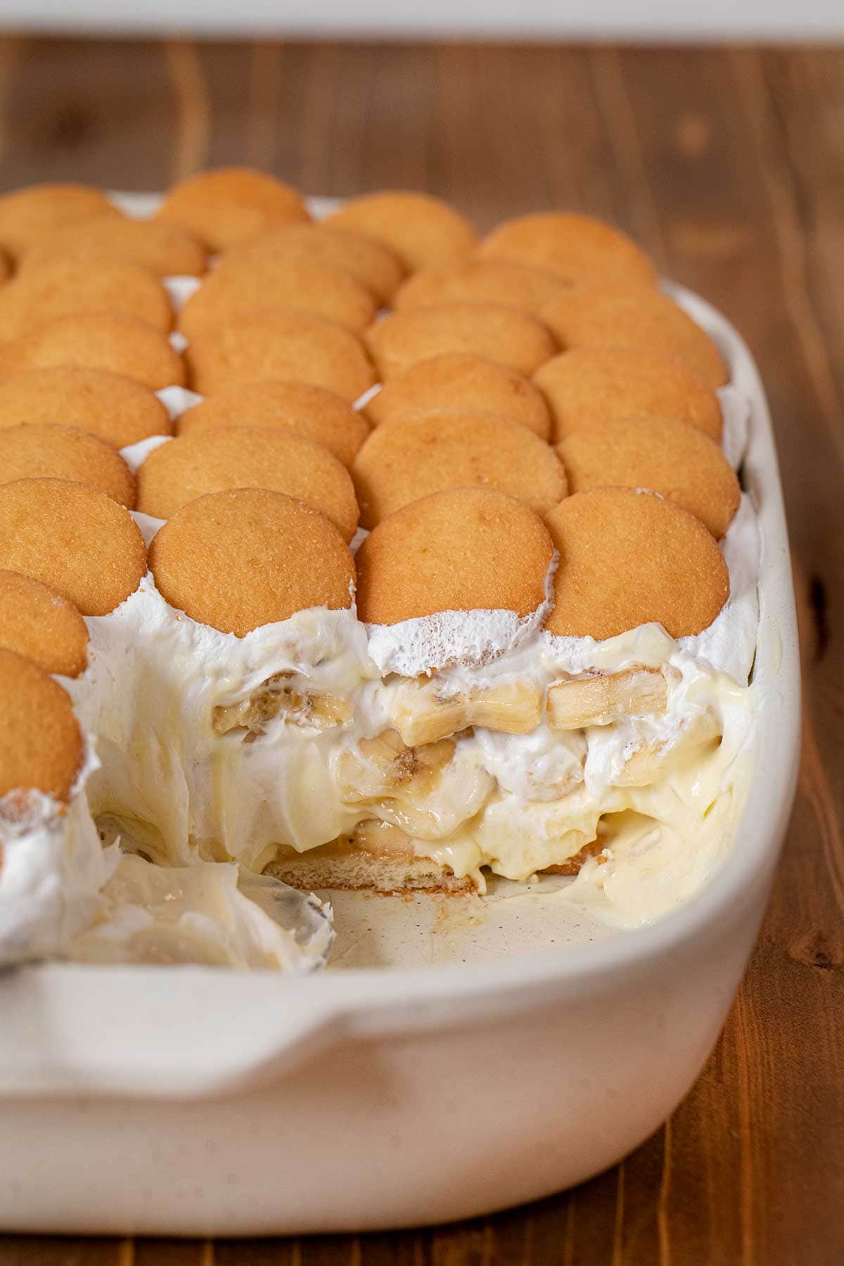 Banana Pudding in baking dish