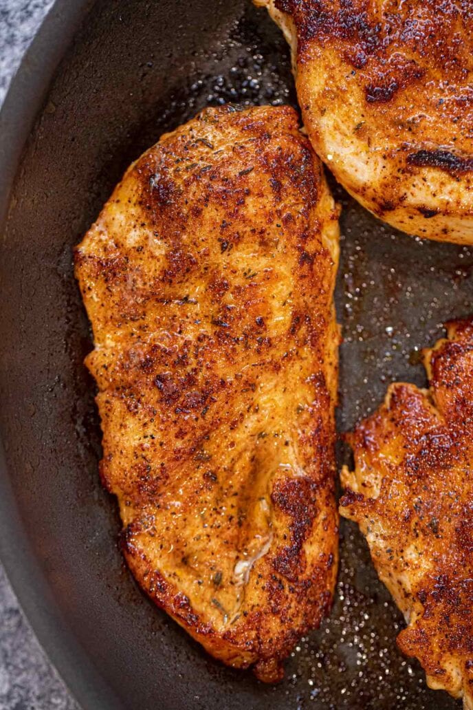 Blackened Chicken Recipe (Ready in 30 Minutes!) Dinner, then Dessert
