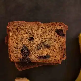 top down view of bread