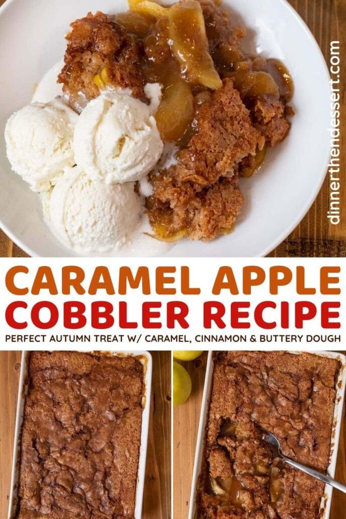 Caramel Apple Cobbler