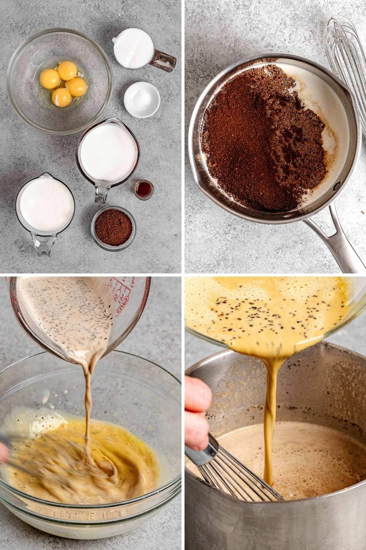 Coffee Ice Cream collage