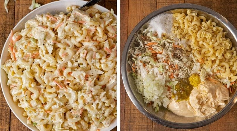 Creamy Coleslaw Macaroni Salad