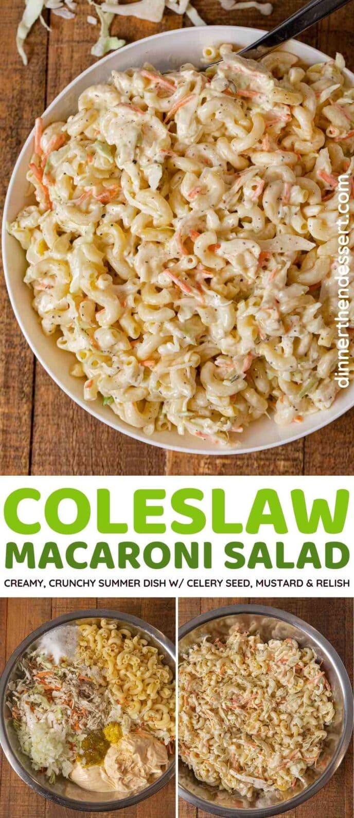 Creamy Coleslaw Macaroni Salad