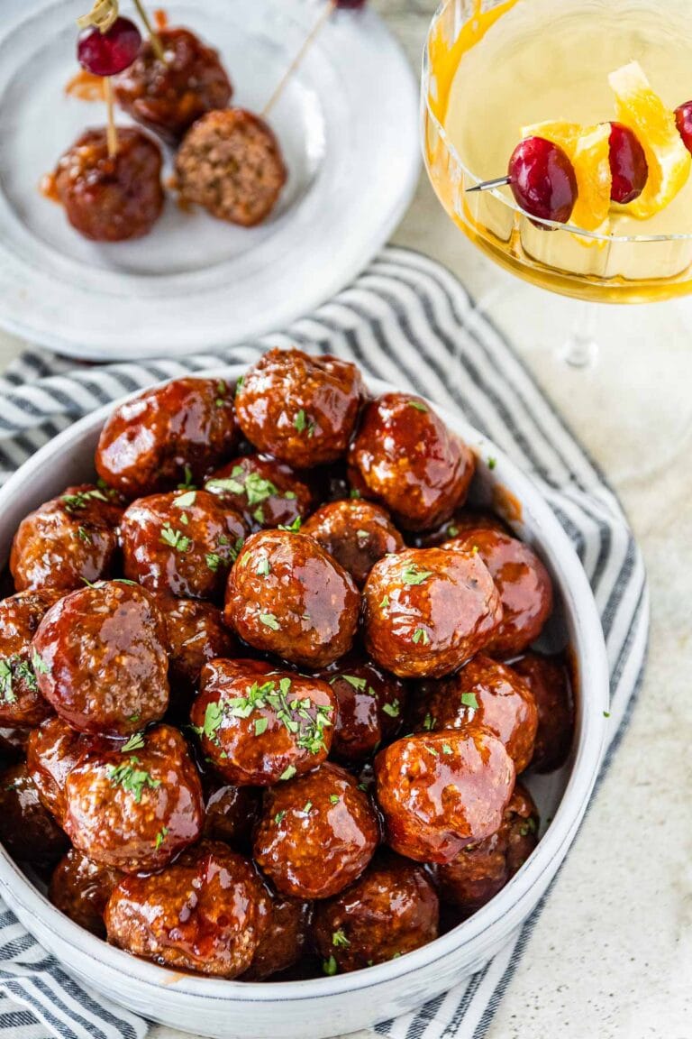 Cranberry Meatballs Recipe - Dinner, then Dessert