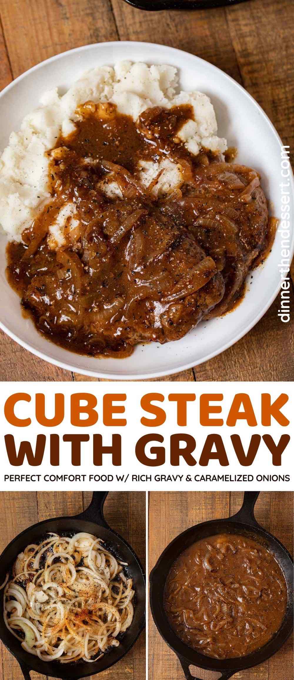 Easy Cube Steak with Gravy Recipe [VIDEO] - Dinner, then Dessert