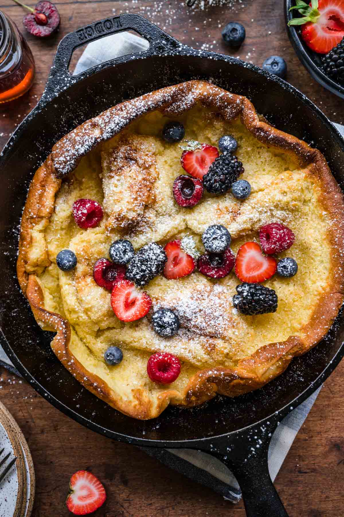 Tutor menu eventyr Skillet Baked Pancake Recipe - Dinner, then Dessert