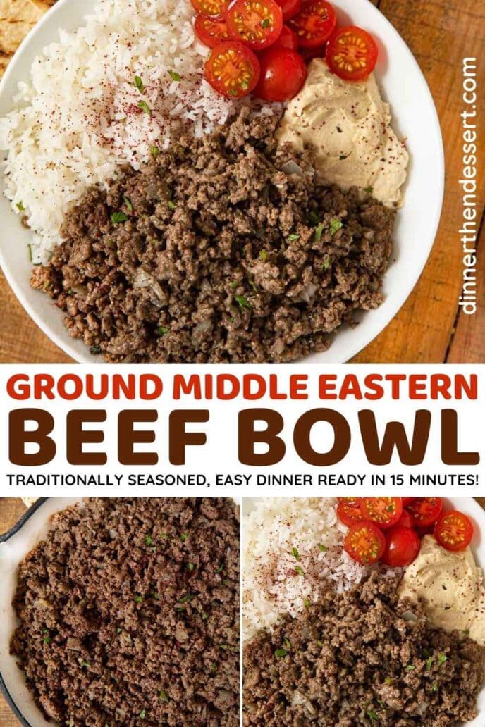 Middle Eastern Beef Bowl