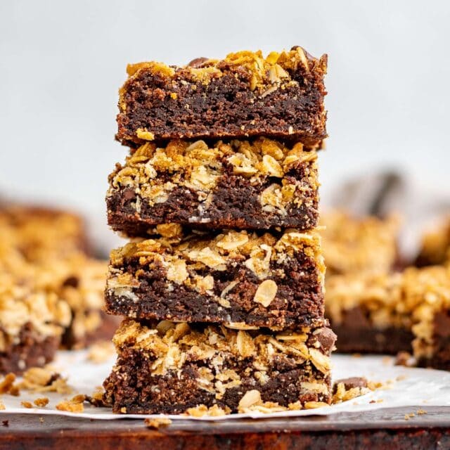 Oatmeal Chip Brownies Recipe - Dinner, then Dessert