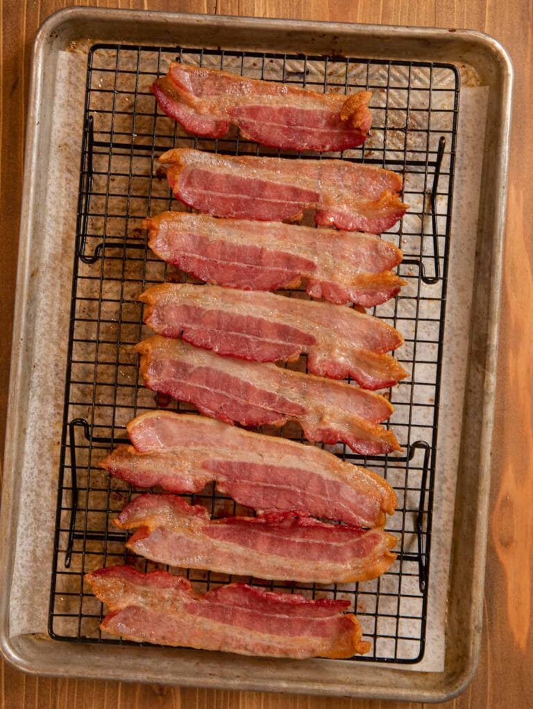 Oven Baked Bacon Crispy and Chewy! Recipe Dinner, then Dessert