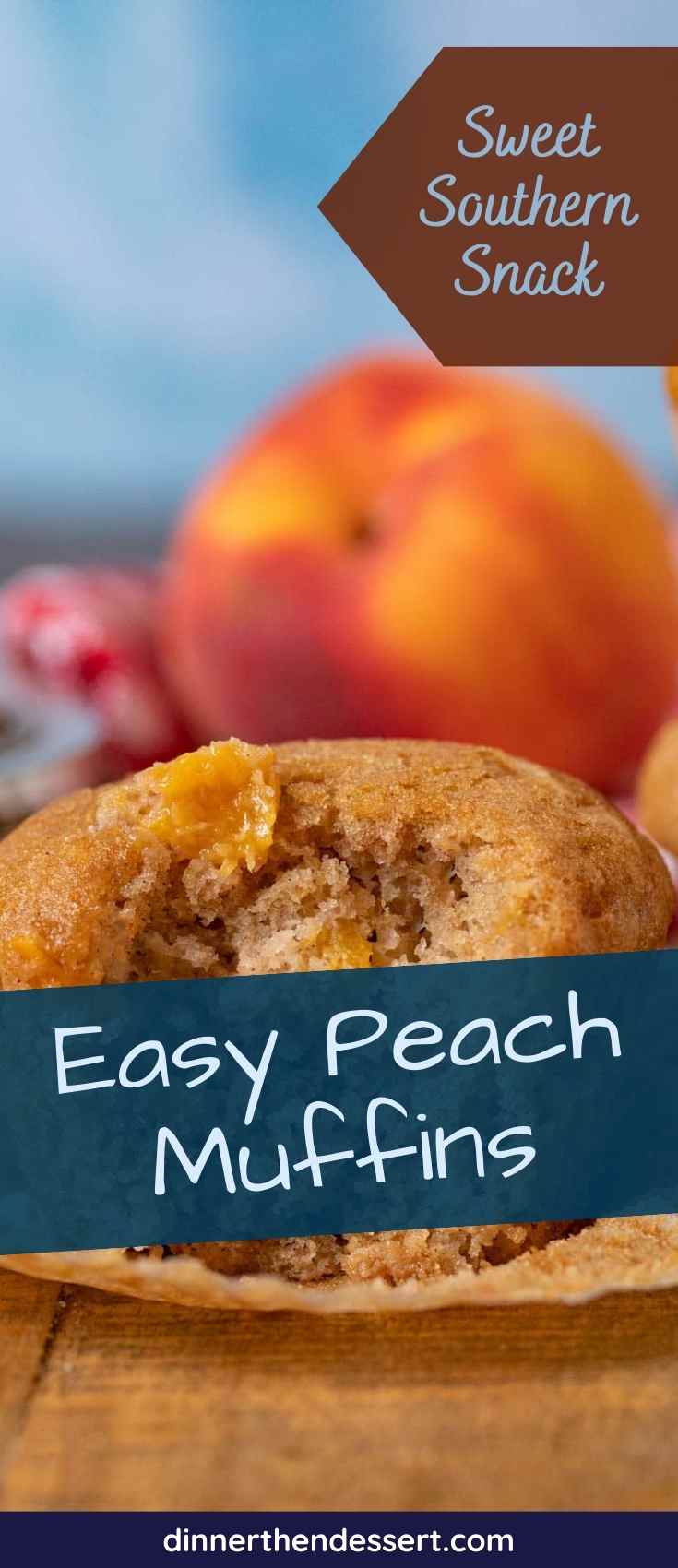 Peach Muffins Pin