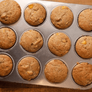 Muffins in a muffin tin