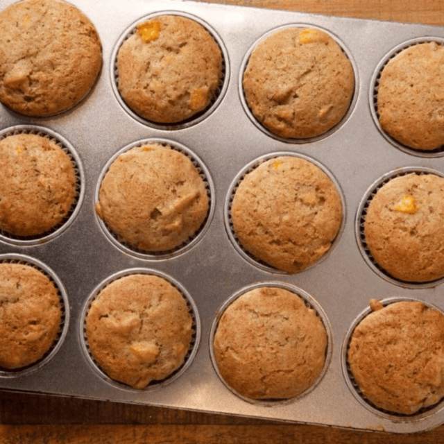 Muffins in a muffin tin