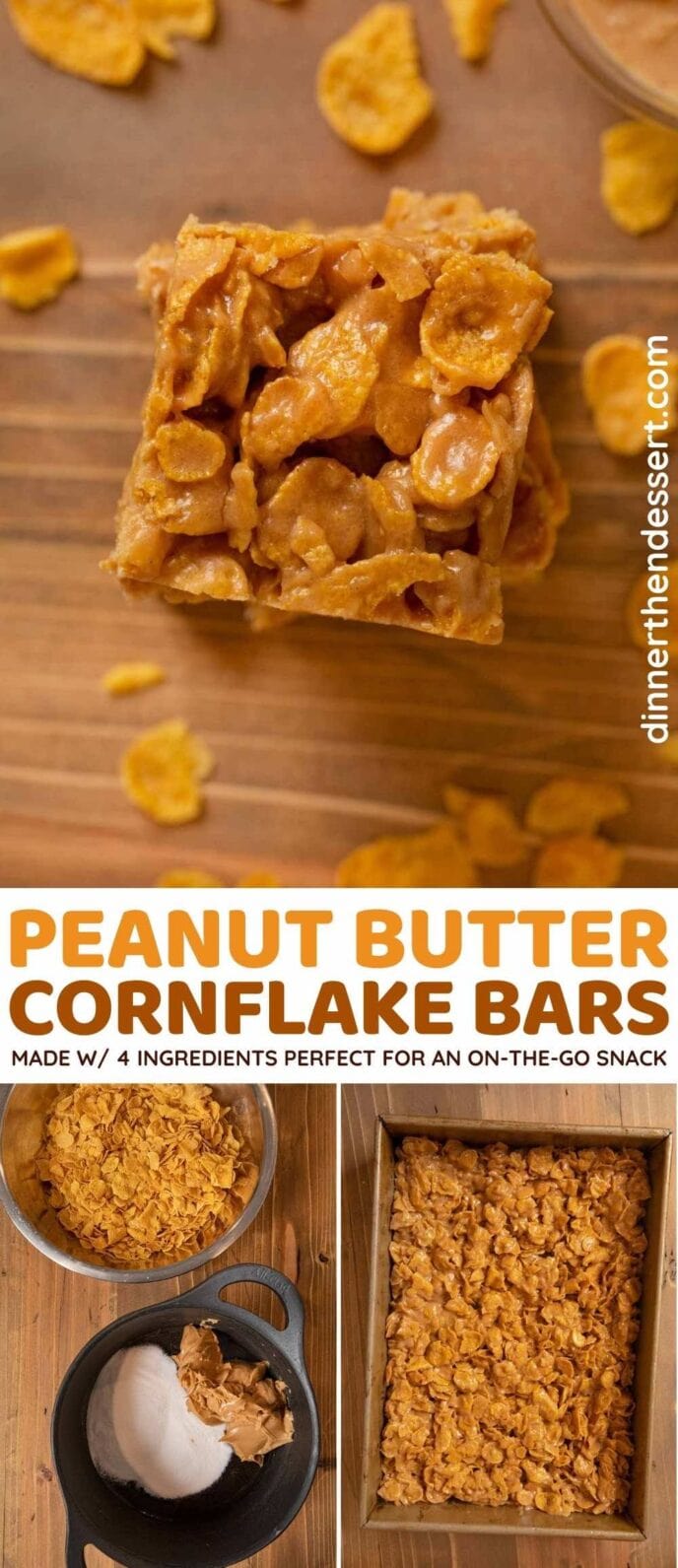 Peanut Butter Cornflake Bars