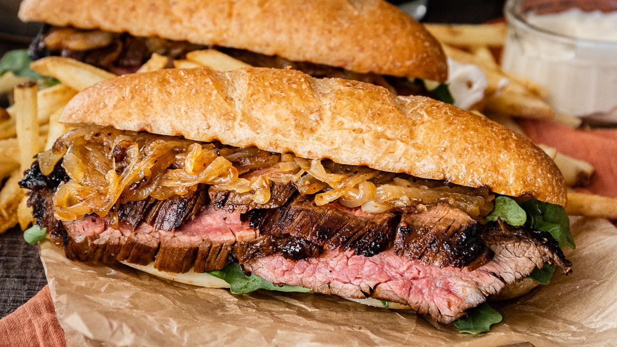 Grilled Steak Sandwich (With Video)