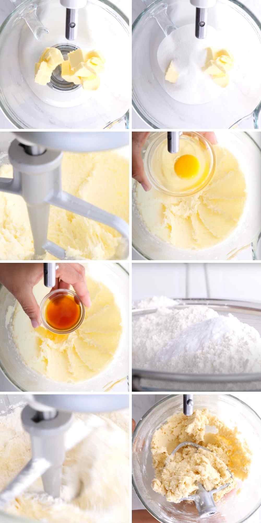 Sugar Cookie steps for making dough