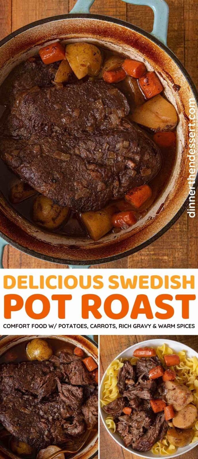 Swedish Pot Roast collage
