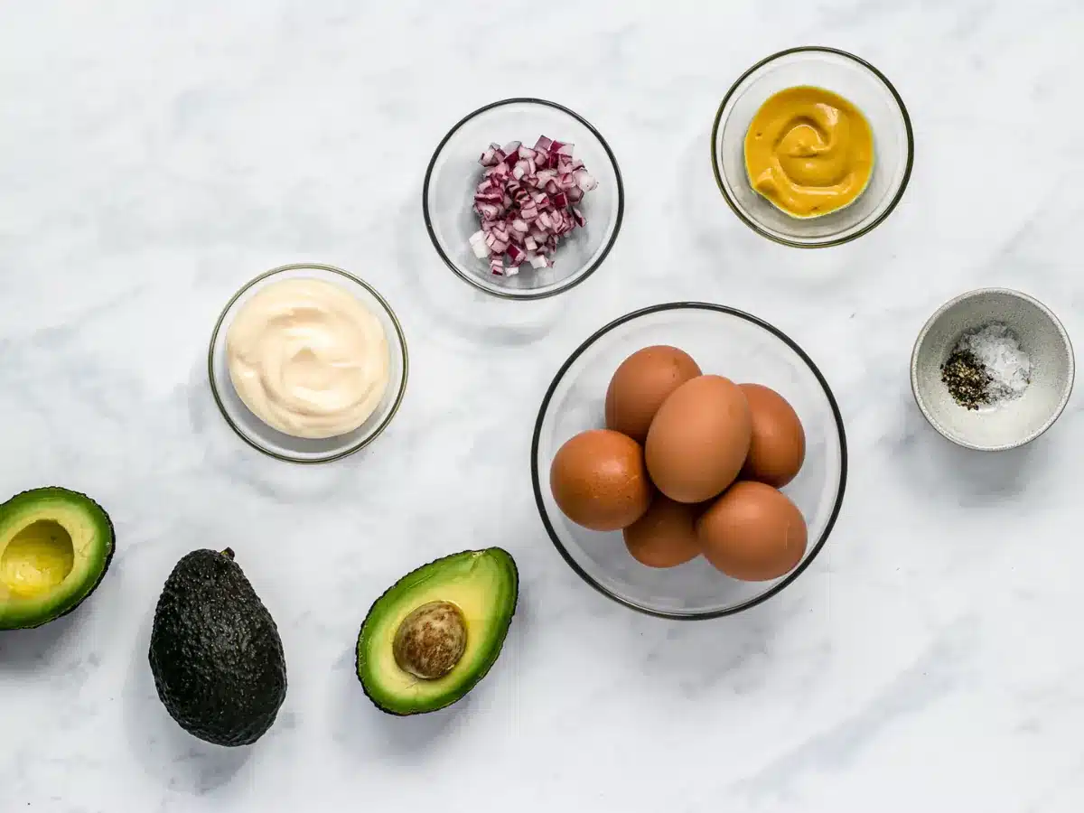 ingredients to make salad