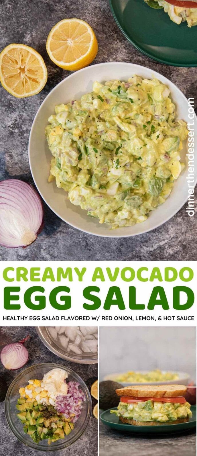 Avocado Egg Salad collage