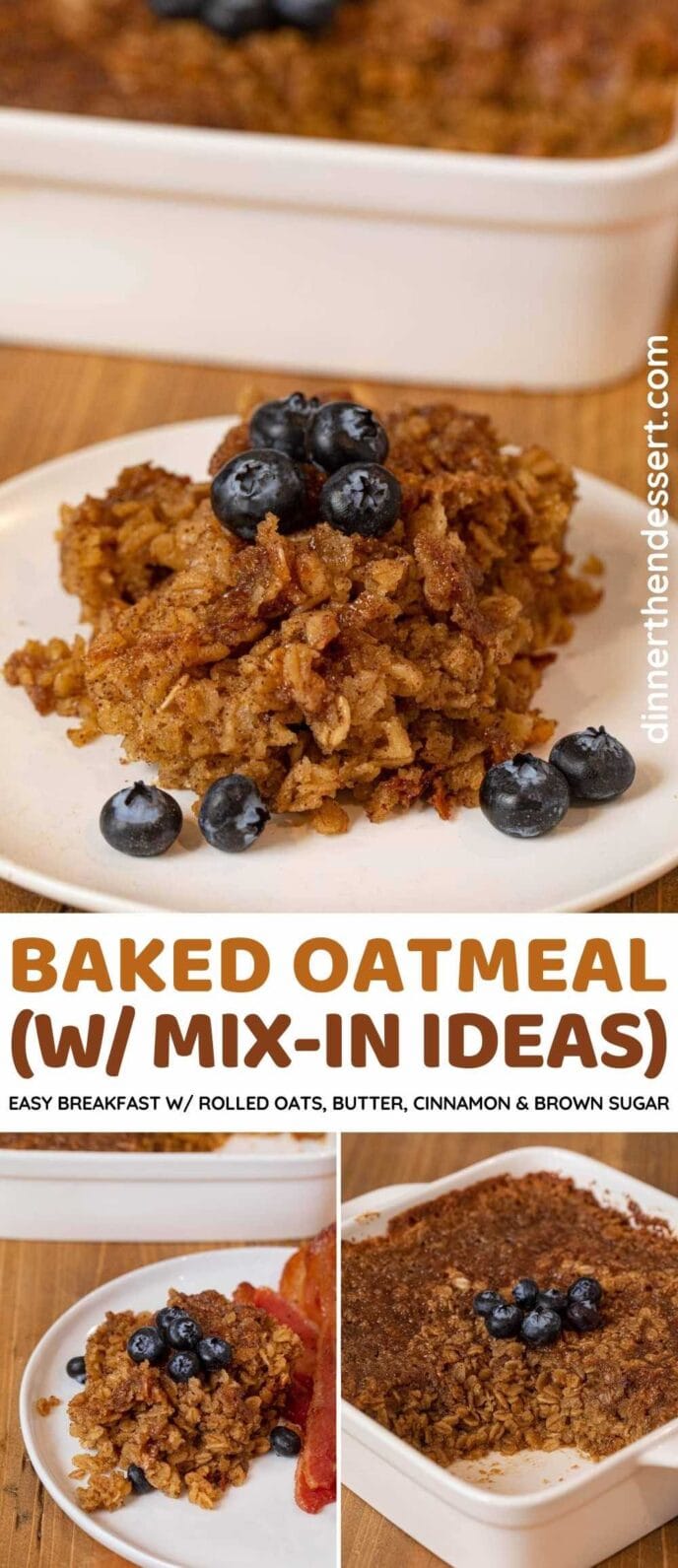 Baked Oatmeal collage