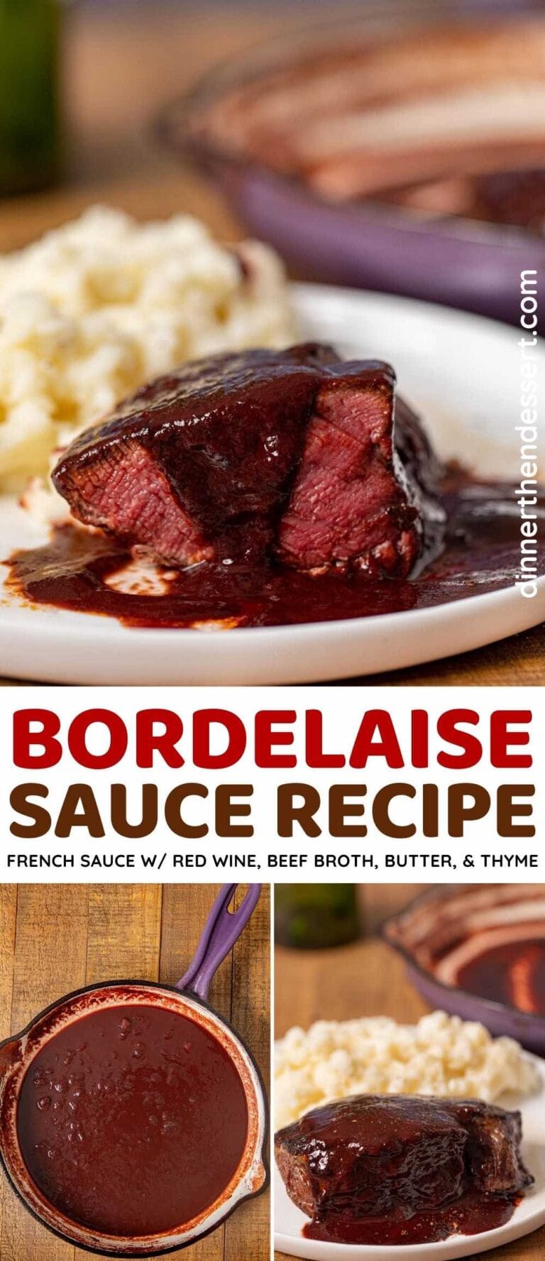 Bordelaise Sauce Recipe Dinner, then Dessert