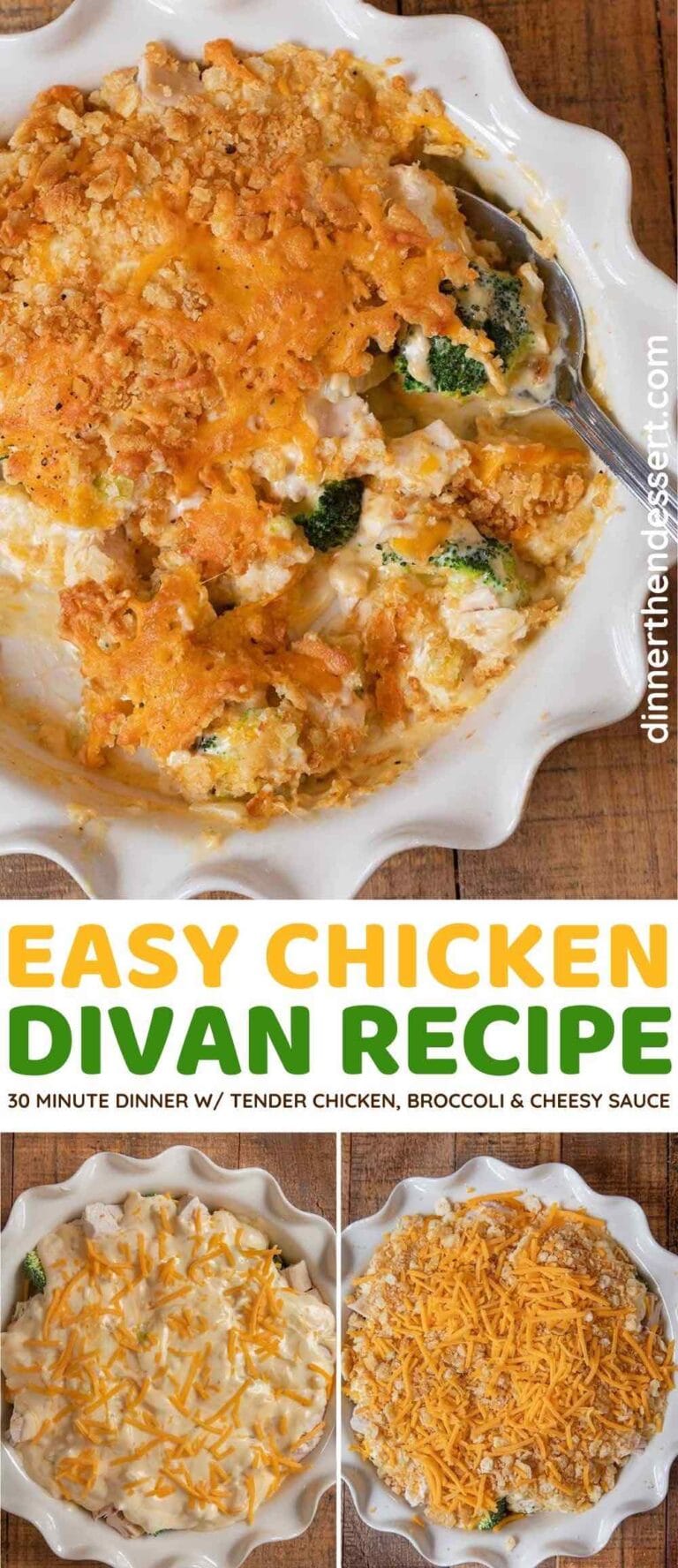 Chicken Divan Recipe - Dinner, then Dessert